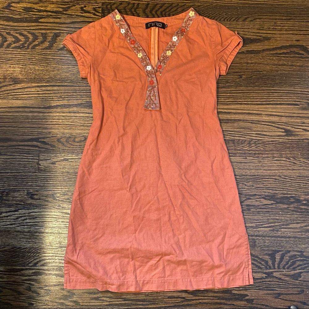 Hand painted Vintage Miro mini dress